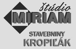 predajňa Miriam štúdio - stavebniny Kropiľák